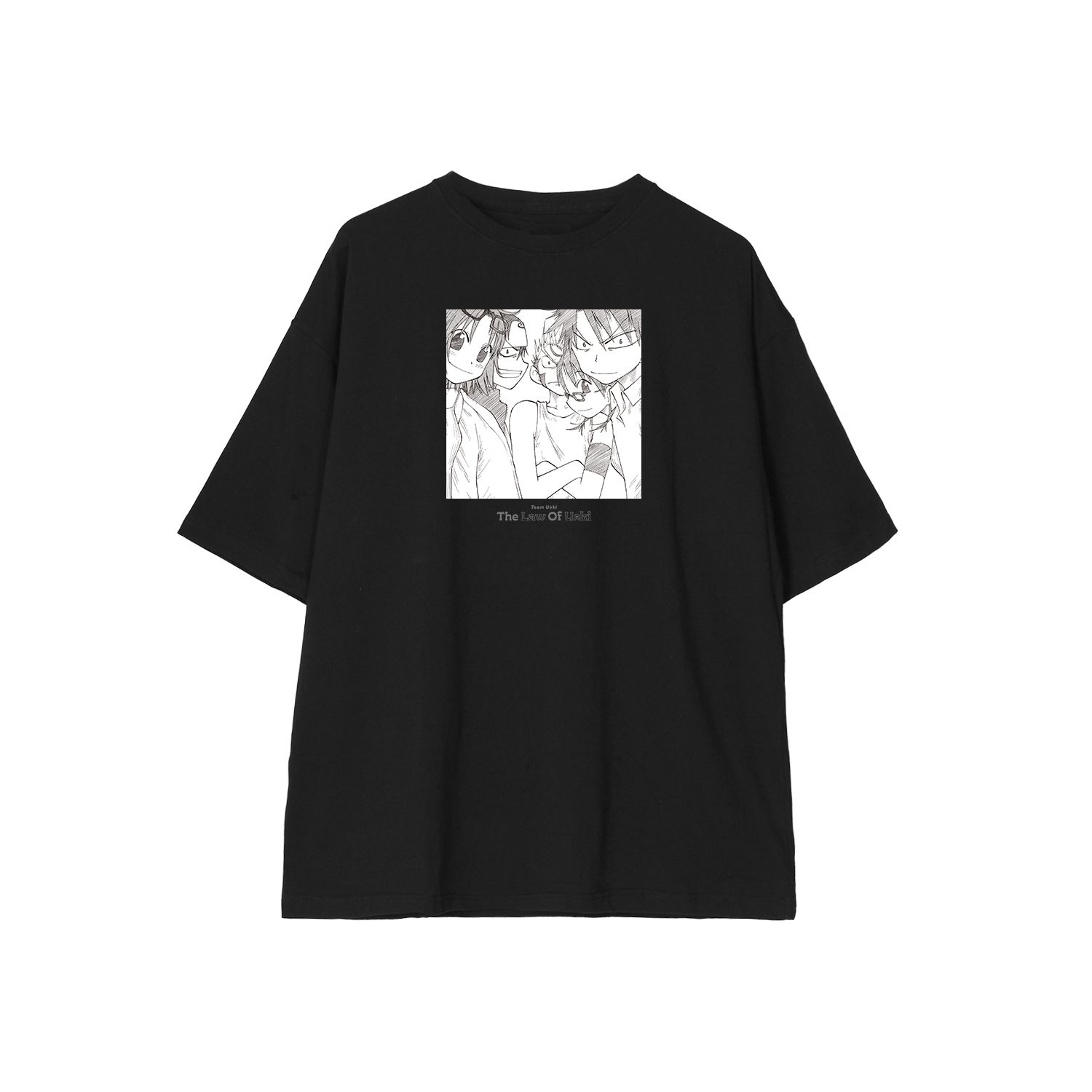 うえきの法則 植木チーム BIGシルエットTシャツユニセックス(サイズ/M) - AniSmile