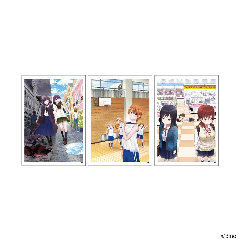 REPLICA GENGA 3枚セット「女子高生の無駄づかい」02/B(公式イラスト) - 公式商品画像 | AniSmile