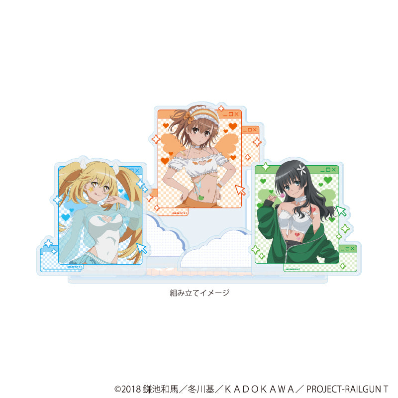 アクリルジオラマ「とある科学の超電磁砲T」02/集合デザイン(描き下ろしイラスト) 画像 2 | AniSmile