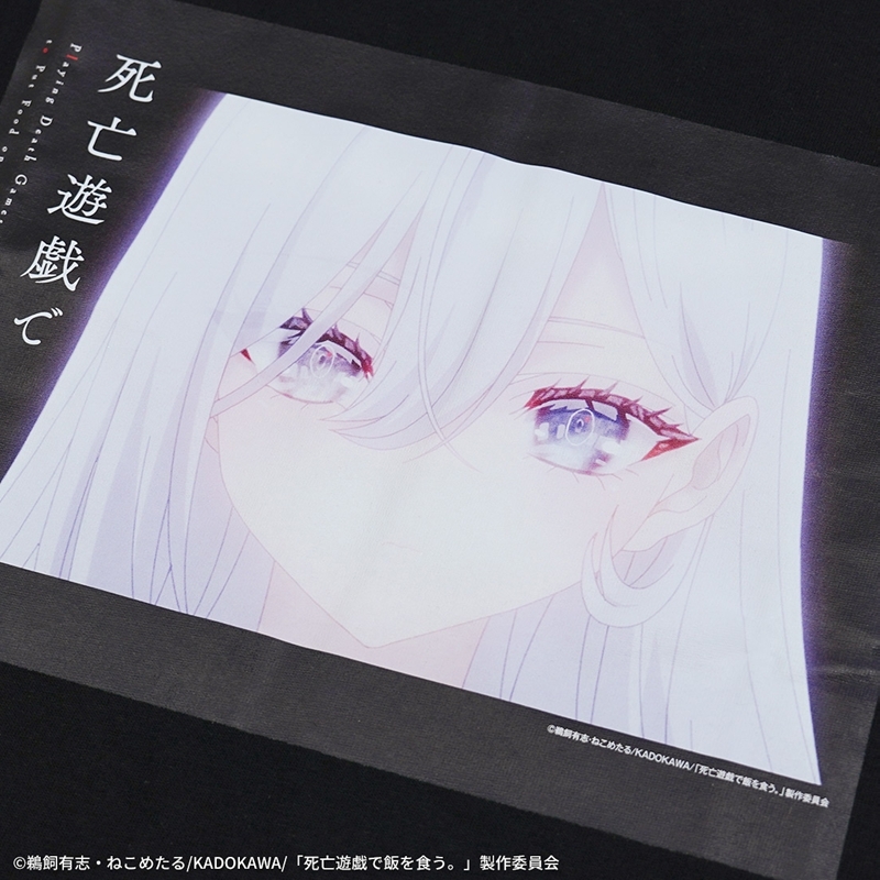 アニメ「死亡遊戯で飯を食う。」アートTシャツ M Image 2 | AniSmile