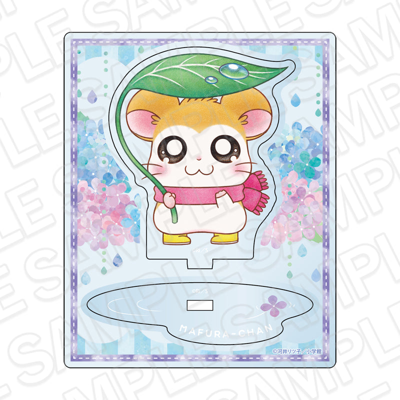 とっとこハム太郎 アクリルスタンド マフラーちゃん あめの日 ver. - 官方商品图片 | AniSmile