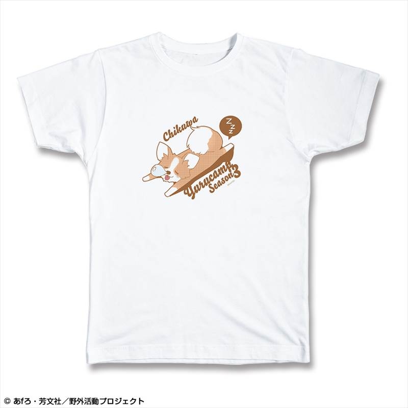 ゆるキャン△ SEASON3 Tシャツ XLサイズ Ver.2 デザイン03(ちくわ) - 公式商品画像 | AniSmile