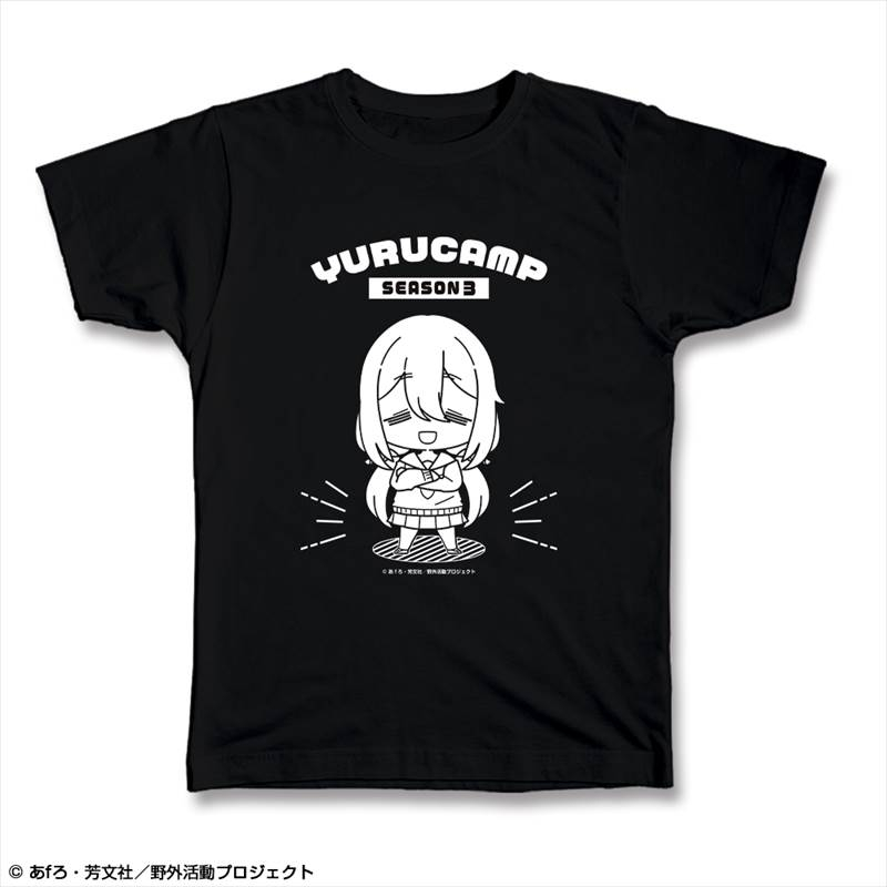 ゆるキャン△ SEASON3 Tシャツ XLサイズ デザイン01(各務原なでしこ)【ゆるぷに】 - 公式商品画像 | AniSmile
