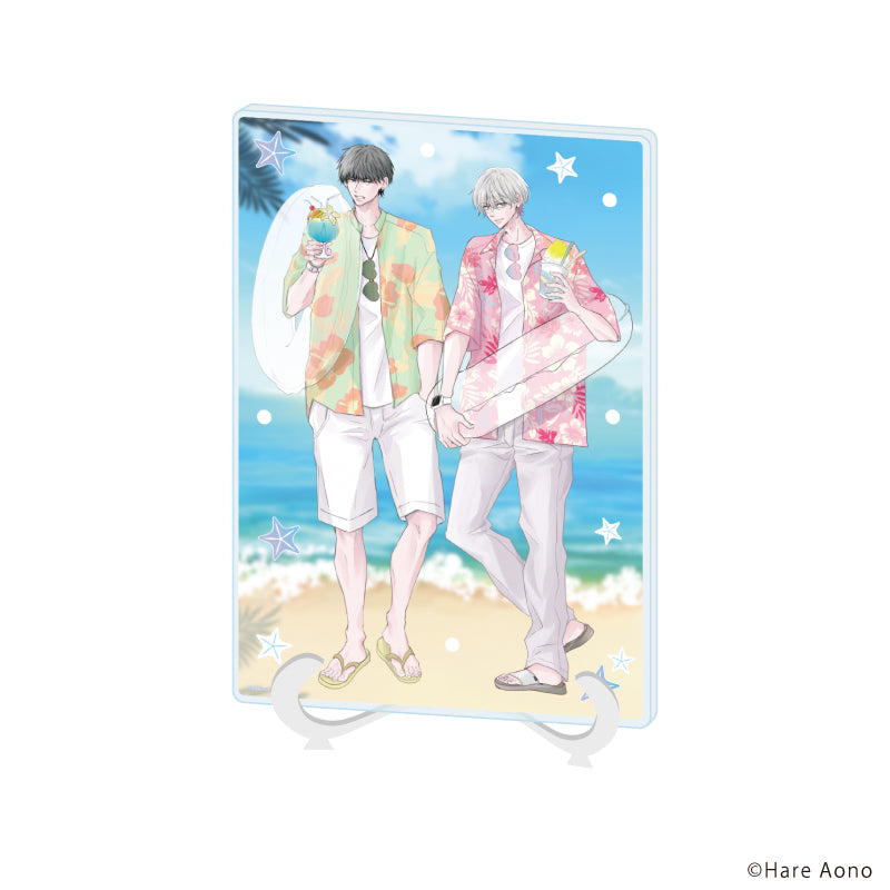 アクリルアートボード(A5サイズ)「幼馴染が好きかもしれない」01/柳一弥&久住春太(描き下ろしイラスト) - AniSmile