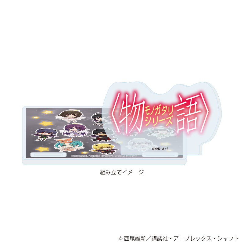ミニアクリルジオラマスタンド「TVアニメ『〈物語〉シリーズ』」01/天使と悪魔ver.(ミニキャライラスト) Image 2 | AniSmile