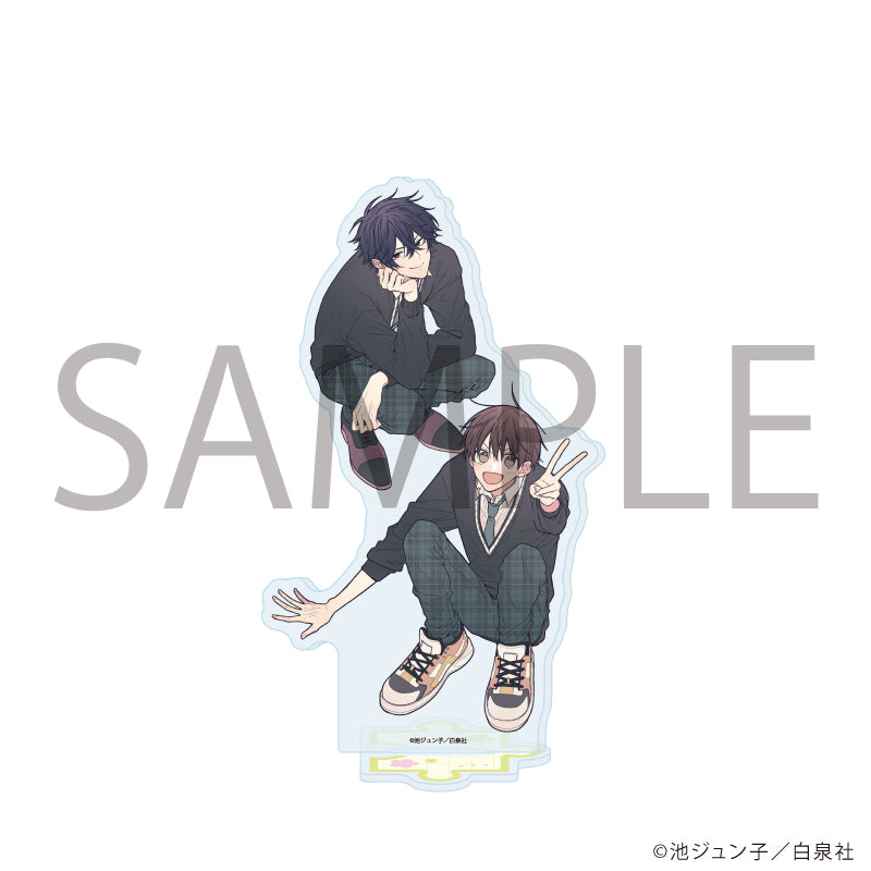 アクリルスタンド「池ジュン子先生作品」03/オネエ男子、はじめます。 - official product image | AniSmile
