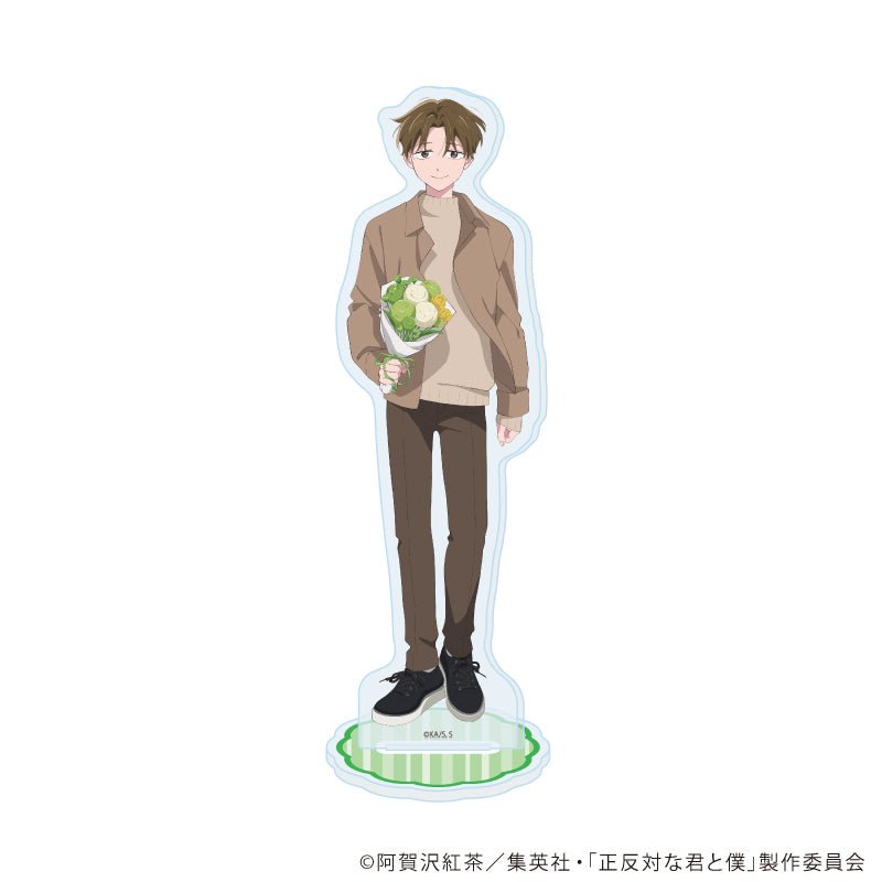アクリルスタンド「TVアニメ『正反対な君と僕』」05/平 花ver.(描き下ろしイラスト) - official product image | AniSmile