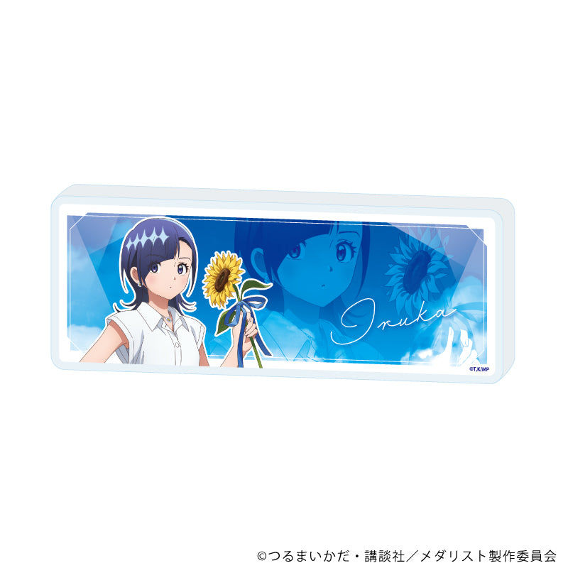 おなまえアクリルプレートバッジ「TVアニメ『メダリスト』」09/鴗鳥 理凰 夏祭りver.(ミニキャライラスト) 画像 2 | AniSmile