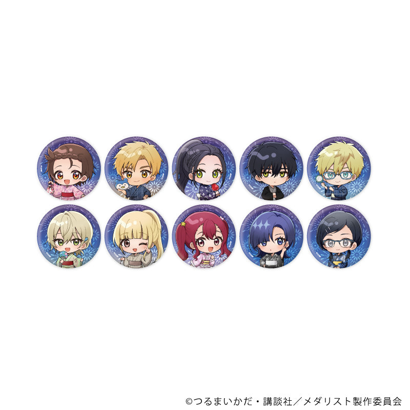 缶バッジ「TVアニメ『メダリスト』」10/夏祭りver. ブラインド(全10種)(ミニキャライラスト) - AniSmile