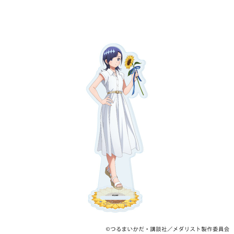 アクリルスタンド「TVアニメ『メダリスト』」19/岡崎 いるか ひまわりver.(描き下ろしイラスト) - official product image | AniSmile