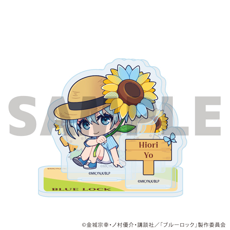 アクリルスタンドプレート「TVアニメ『ブルーロック』」20/氷織 羊 カラフルサンフラワーver.(ミニキャライラスト) 画像 2 | AniSmile