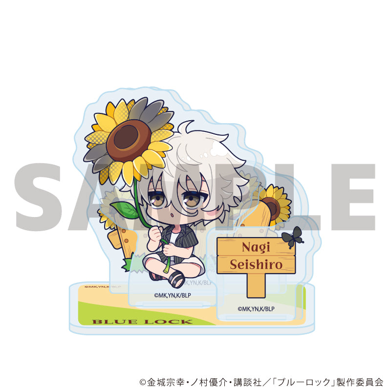 アクリルスタンドプレート「TVアニメ『ブルーロック』」16/凪 誠士郎 カラフルサンフラワーver.(ミニキャライラスト) 图片 2 | AniSmile