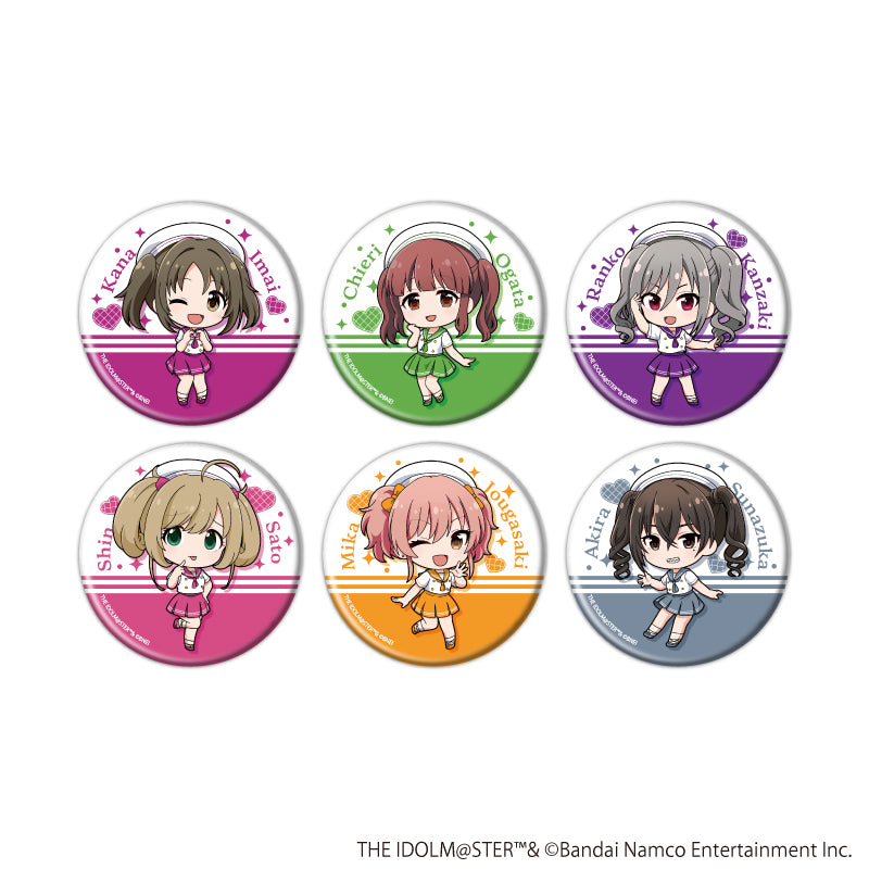 缶バッジ「アイドルマスター シンデレラガールズ」25/マリンセーラーver. トレーディング(全6種)(ミニキャライラスト) - AniSmile