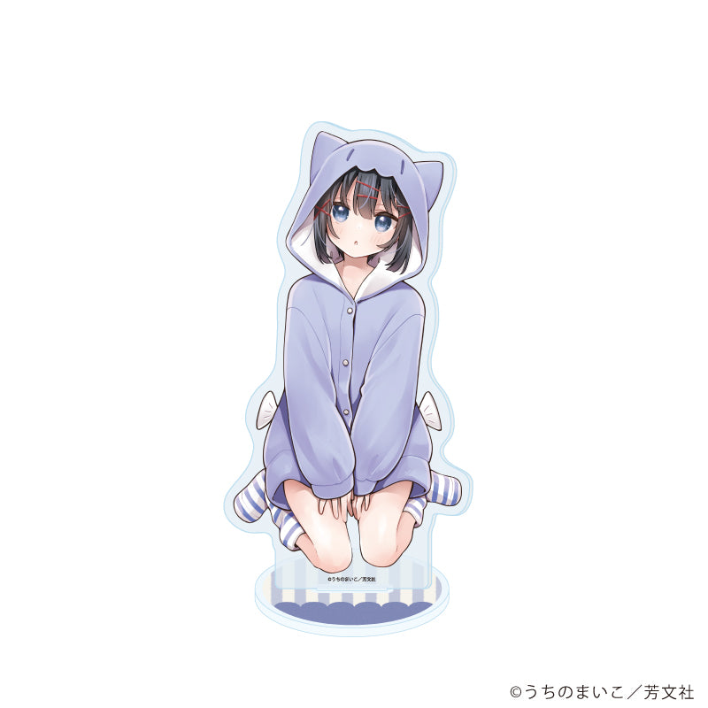 アクリルスタンド「スローループ」10/海凪ひより パジャマver.(描き下ろしイラスト) - official product image | AniSmile