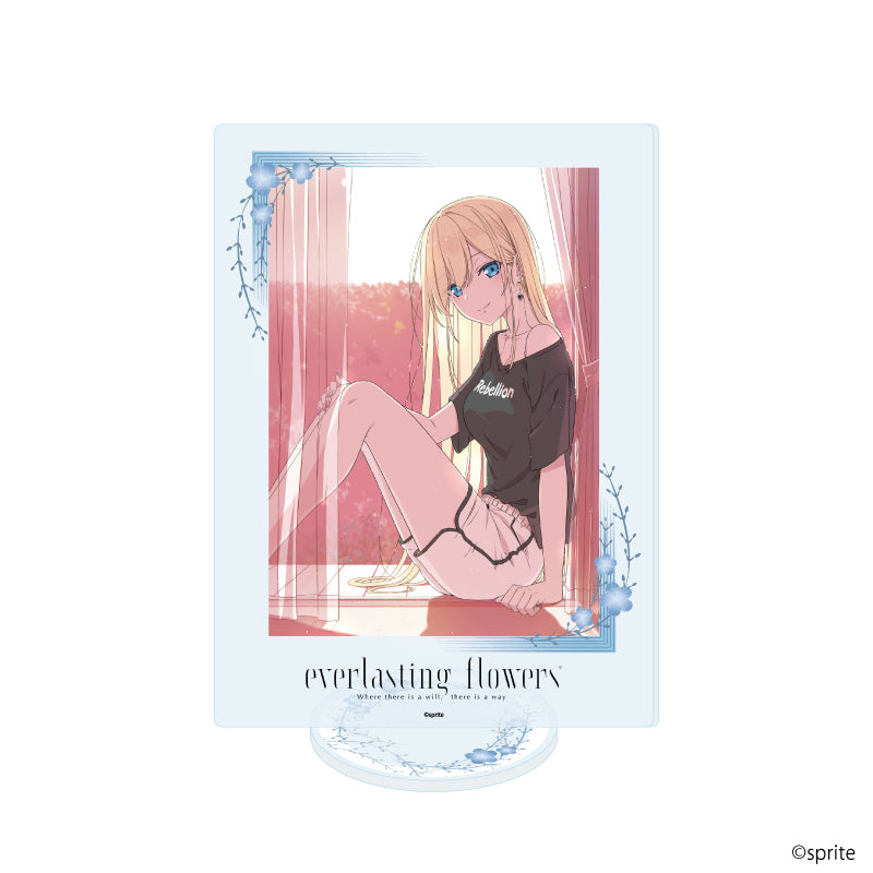 アクリルスタンド「everlasting flowers」04/星野 蘭(公式イラスト) - AniSmile