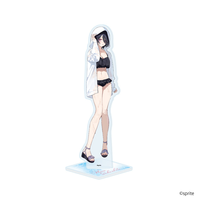 アクリルスタンド「everlasting flowers」01/坂下深菜(描き起こしイラスト) - AniSmile