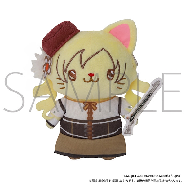 魔法少女まどか☆マギカ withCATアイマスク付きぬいぐるみキーホルダーPlus/巴マミ - official product image | AniSmile