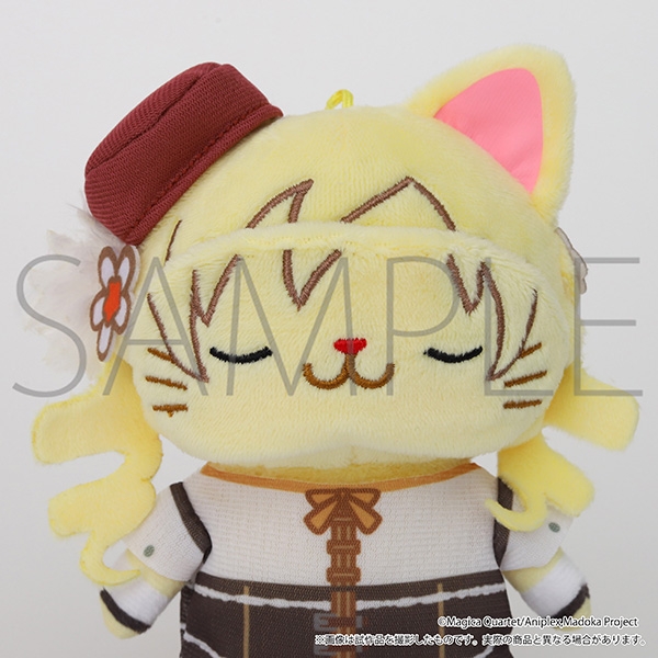 魔法少女まどか☆マギカ withCATアイマスク付きぬいぐるみキーホルダーPlus/巴マミ Image 2 | AniSmile