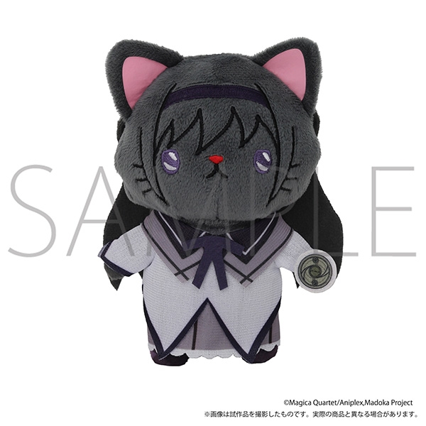 魔法少女まどか☆マギカ withCATアイマスク付きぬいぐるみキーホルダーPlus/暁美ほむら - official product image | AniSmile
