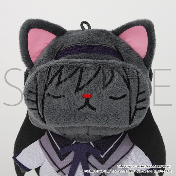 魔法少女まどか☆マギカ withCATアイマスク付きぬいぐるみキーホルダーPlus/暁美ほむら Image 2 | AniSmile