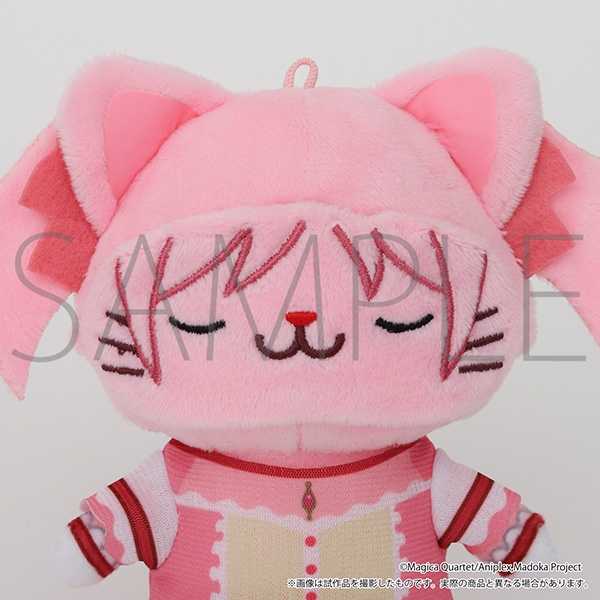 魔法少女まどか☆マギカ withCATアイマスク付きぬいぐるみキーホルダーPlus/鹿目まどか 图片 2 | AniSmile