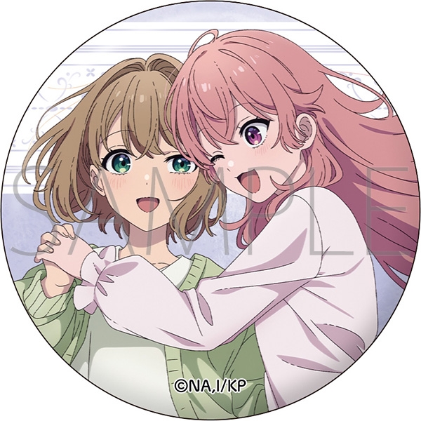 きみが死ぬまで恋をしたい グリッター缶バッジ/シーナ&ミミ - AniSmile