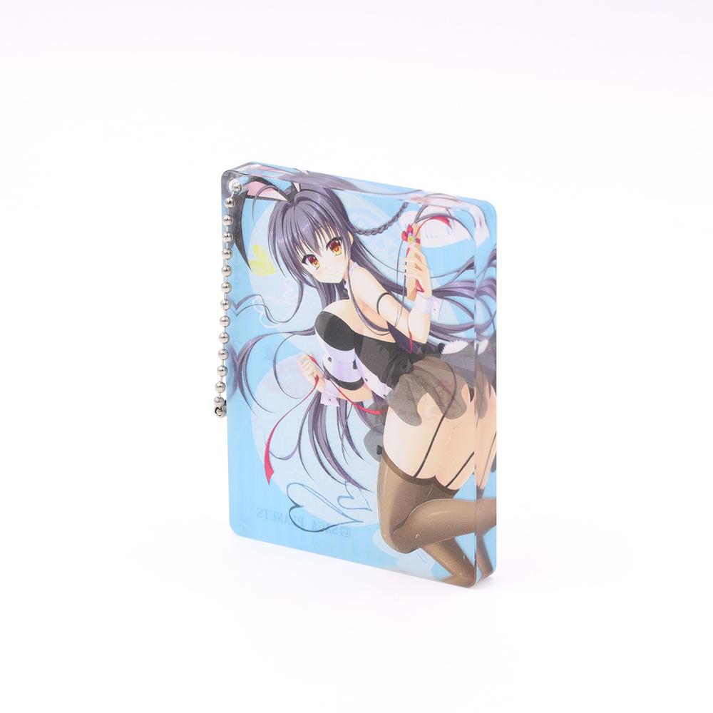 金色ラブリッチェ アクリルブロックキーホルダー 絢華 - AniSmile