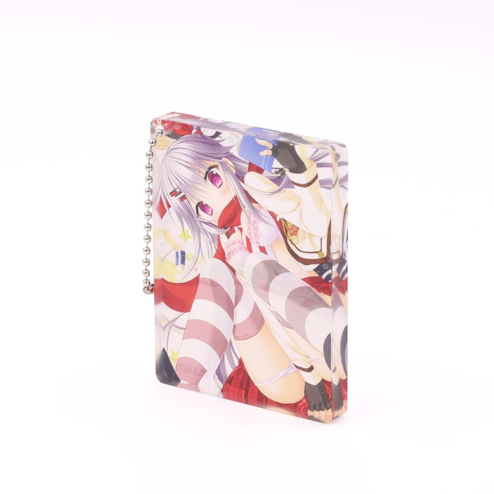 花咲ワークスプリング! アクリルブロックキーホルダー - AniSmile
