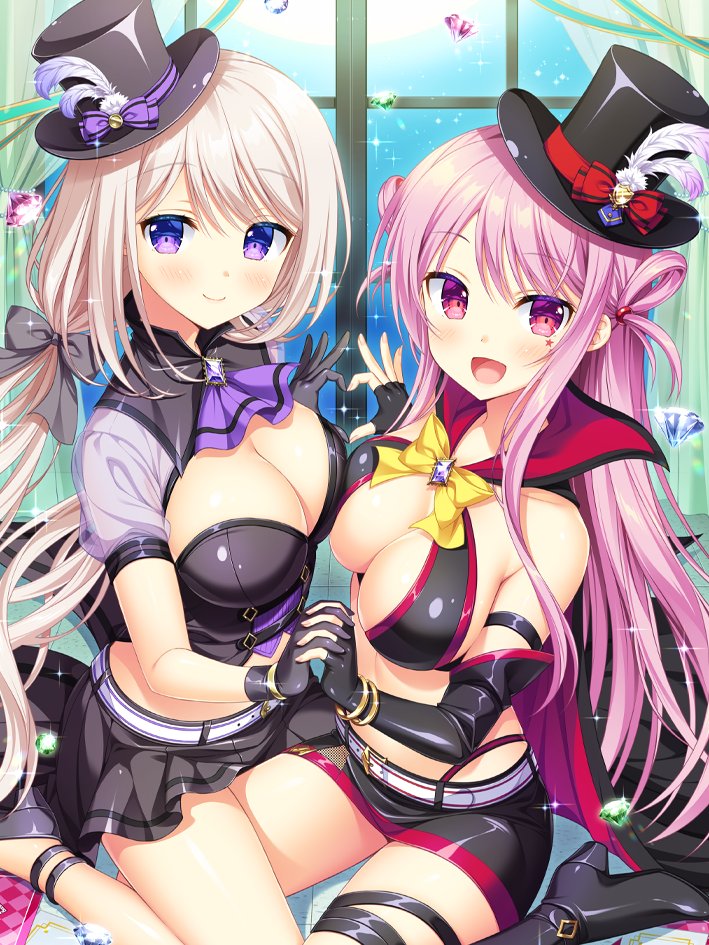 アンビシャスミッション アクリルブロックキーホルダー アンミツかぐやあてな Image 2 | AniSmile
