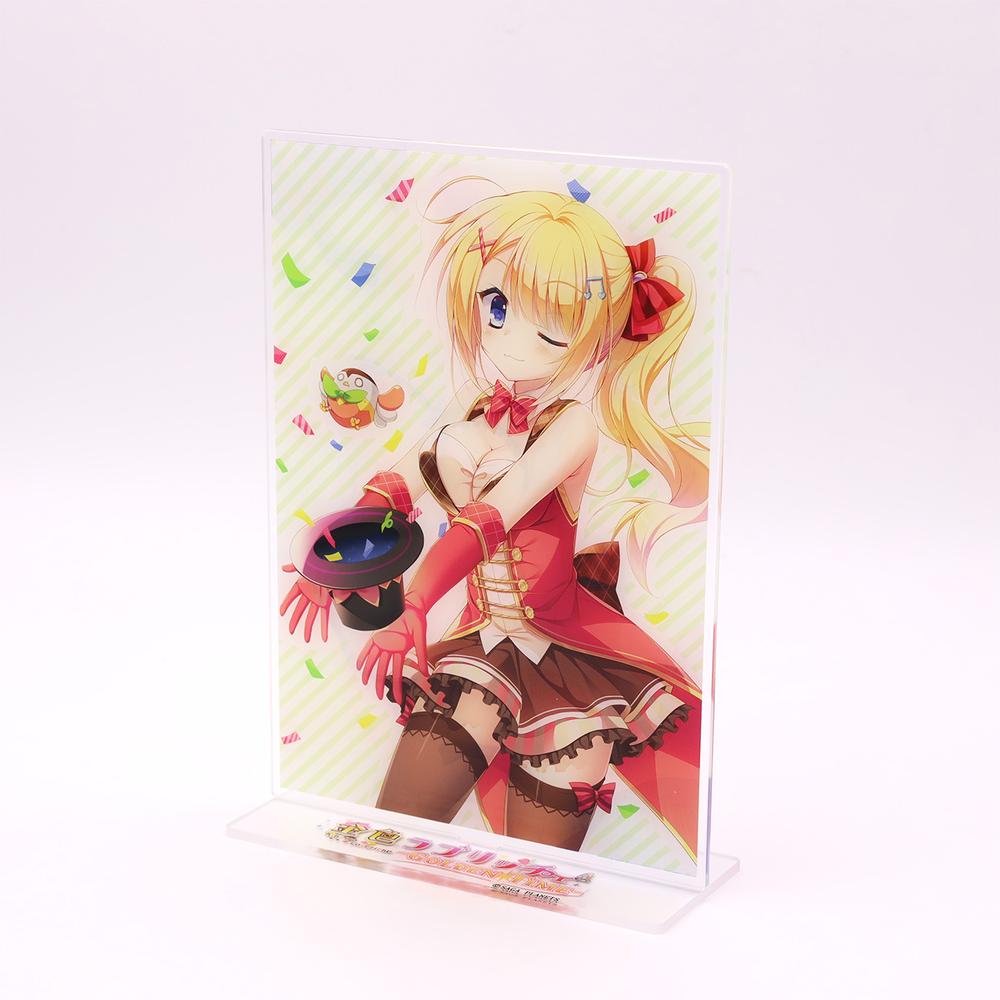 金色ラブリッチェ A5サイズアクリルスタンドリバーシブルタイプ 玲奈 - AniSmile