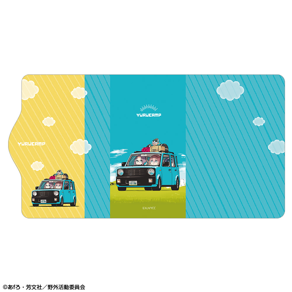 ゆるキャン△ レザーキーケース Ver.2 デザイン03(集合) - 公式商品画像 | AniSmile