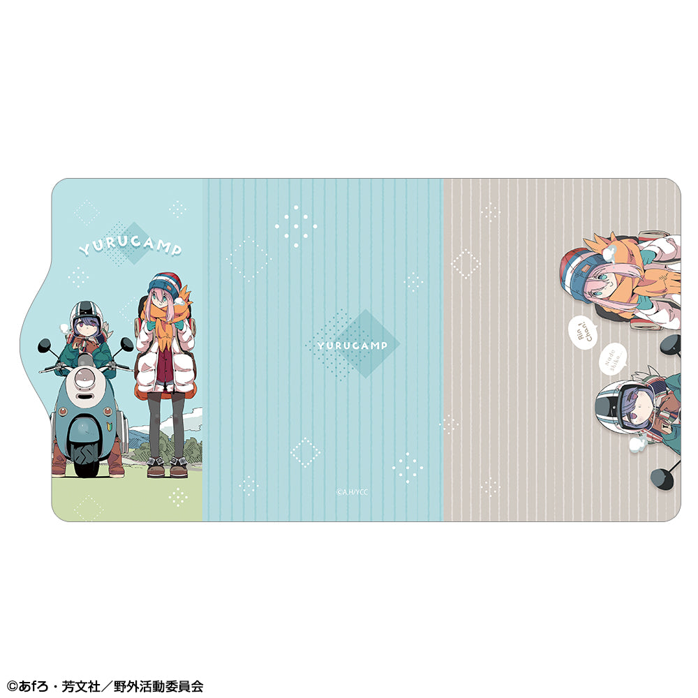 ゆるキャン△ レザーキーケース Ver.2 デザイン02(各務原なでしこ&志摩リン/B) - 公式商品画像 | AniSmile