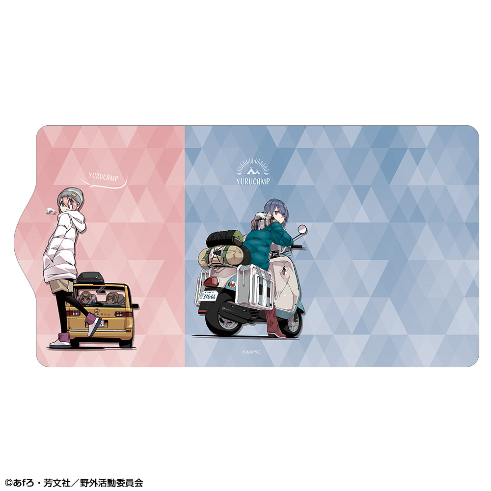 ゆるキャン△ レザーキーケース Ver.2 デザイン01(各務原なでしこ&志摩リン/A) - 公式商品画像 | AniSmile