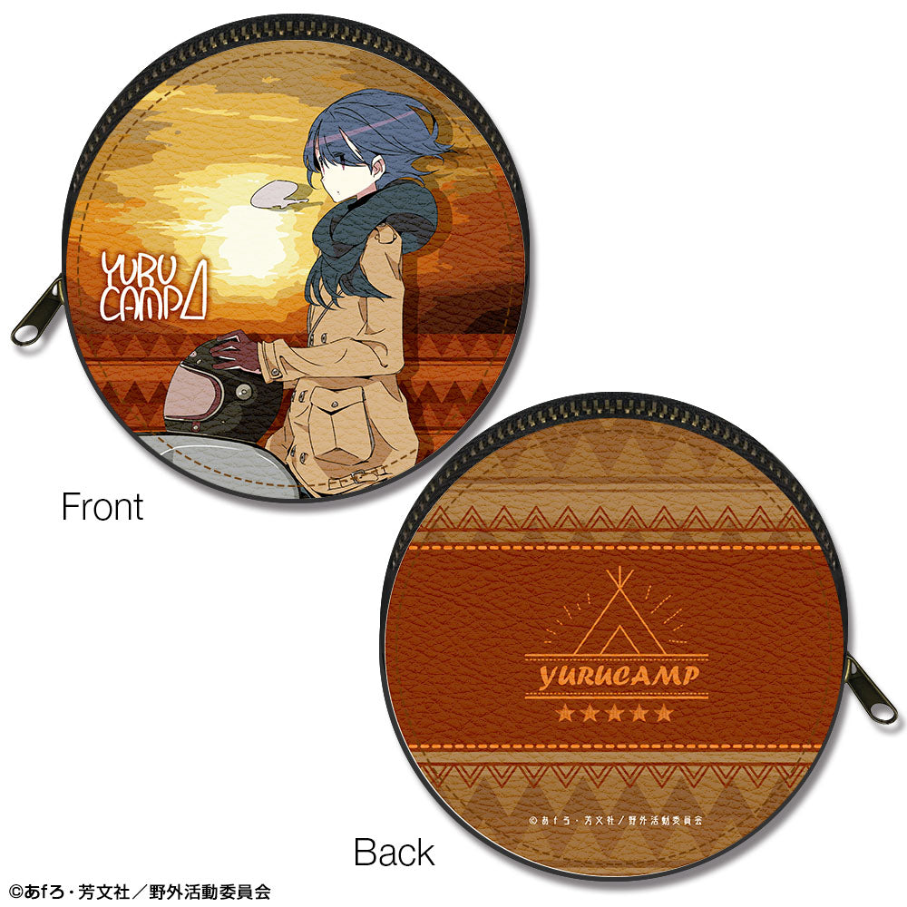 ゆるキャン△ まるっとレザーケース Ver.3 デザイン05(志摩リン/B) - 公式商品画像 | AniSmile