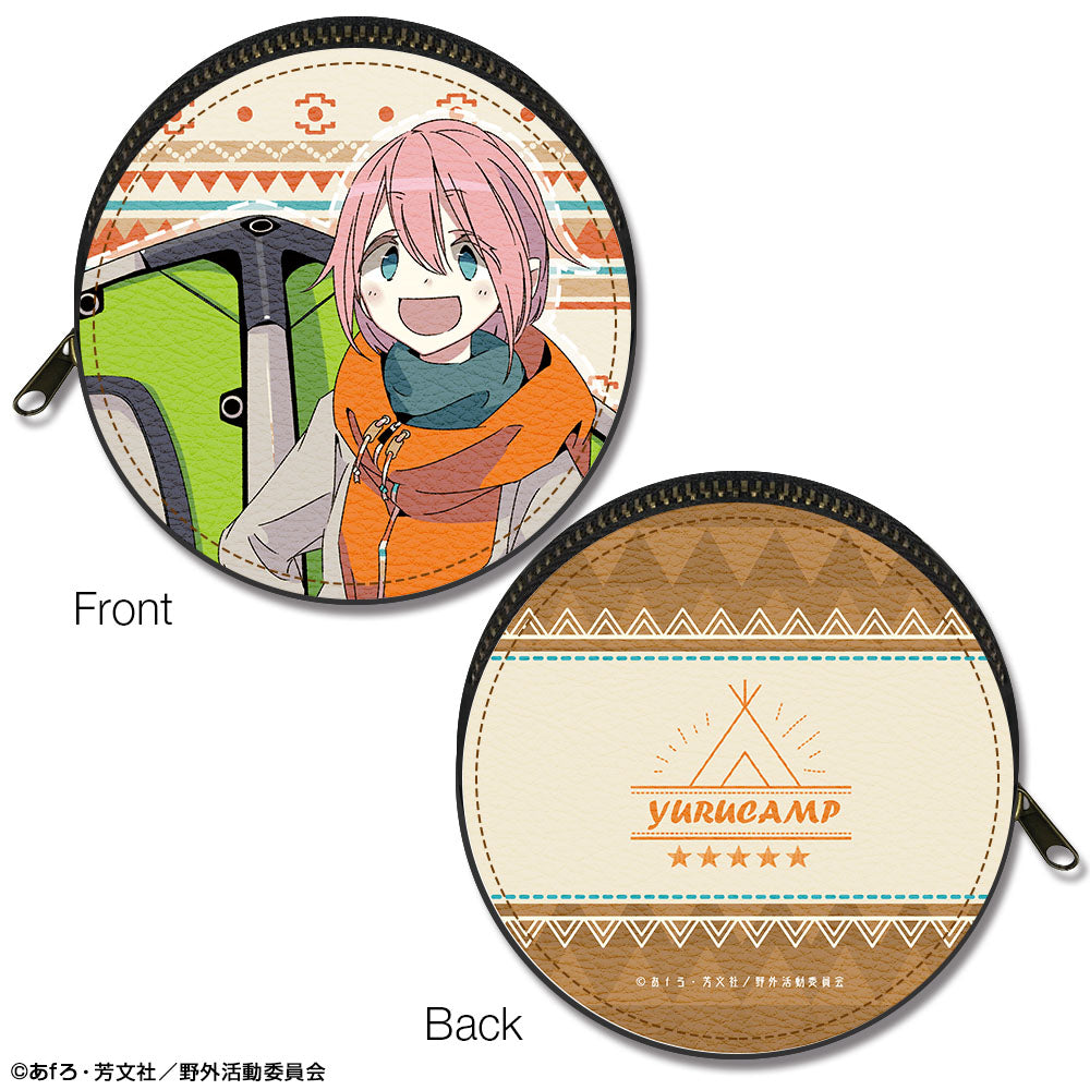 ゆるキャン△ まるっとレザーケース Ver.3 デザイン03(各務原なでしこ/C) - 公式商品画像 | AniSmile
