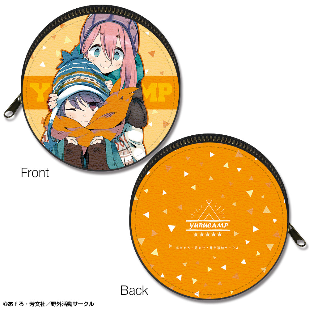 ゆるキャン△ まるっとレザーケース Ver.2 デザイン01(各務原なでしこ&志摩リン/A) - 公式商品画像 | AniSmile