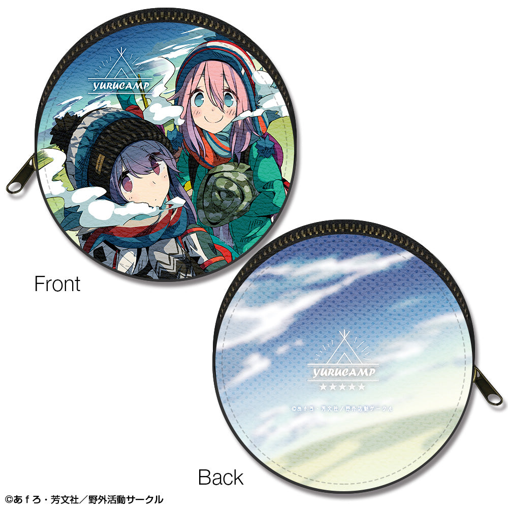 ゆるキャン△ まるっとレザーケース デザイン02(各務原なでしこ&志摩リン/A) - 公式商品画像 | AniSmile