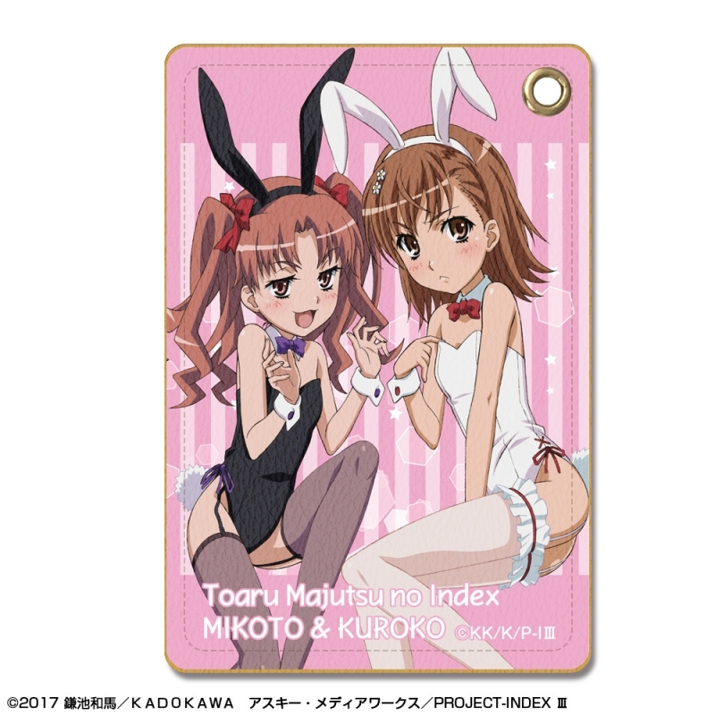 とある魔術の禁書目録III レザーパスケース デザイン03(御坂美琴&白井黒子) - 公式商品画像 | AniSmile
