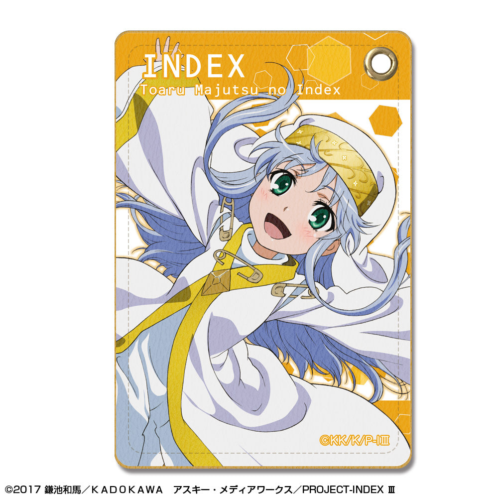 とある魔術の禁書目録III レザーパスケース デザイン01(インデックス) - 公式商品画像 | AniSmile