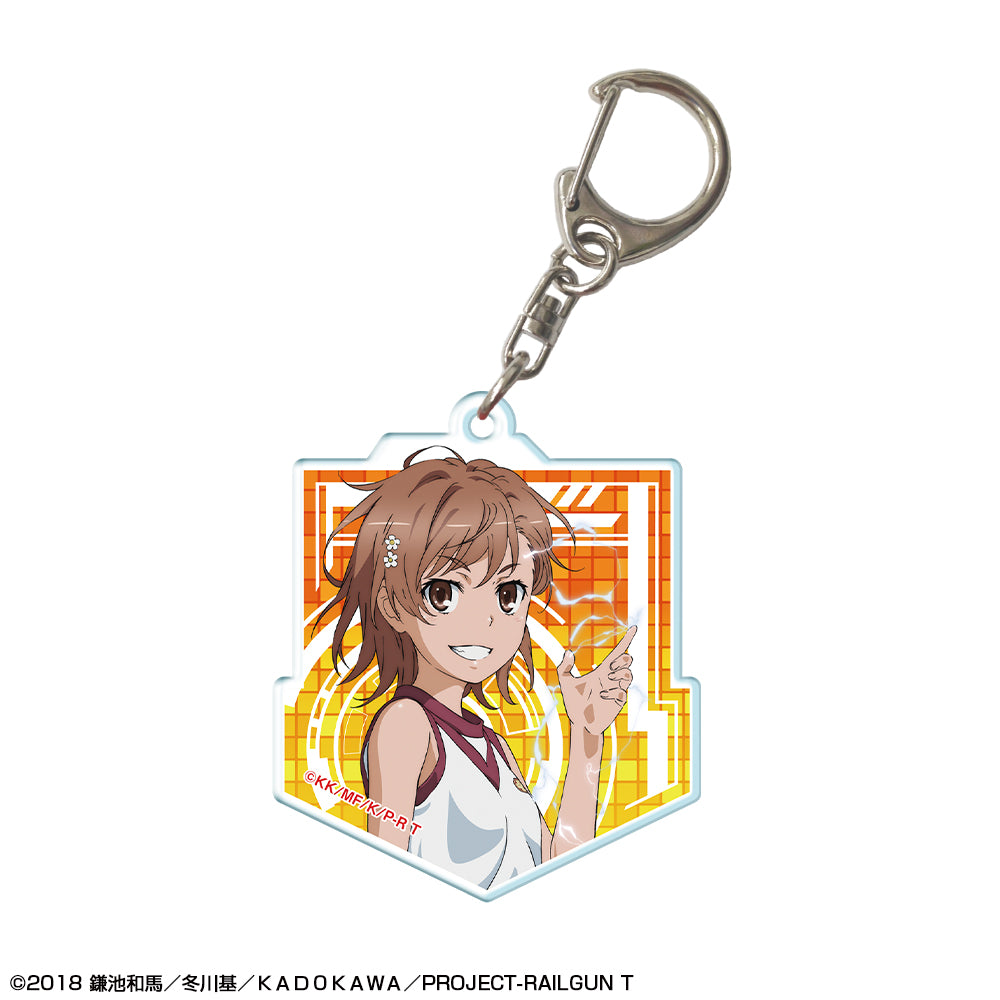 とある科学の超電磁砲T アクリルキーホルダー デザイン01(御坂美琴) - 公式商品画像 | AniSmile