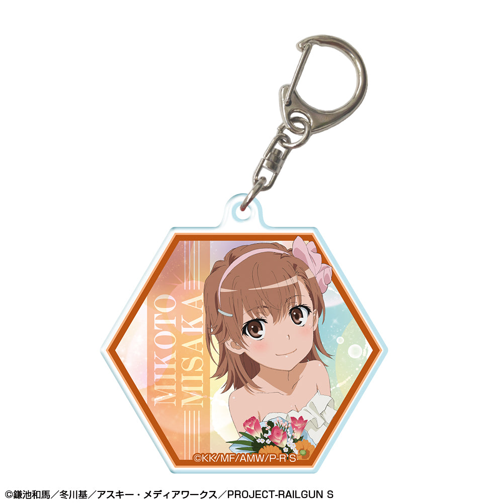 とある科学の超電磁砲S アクリルキーホルダー デザイン02(御坂美琴/B) - 公式商品画像 | AniSmile