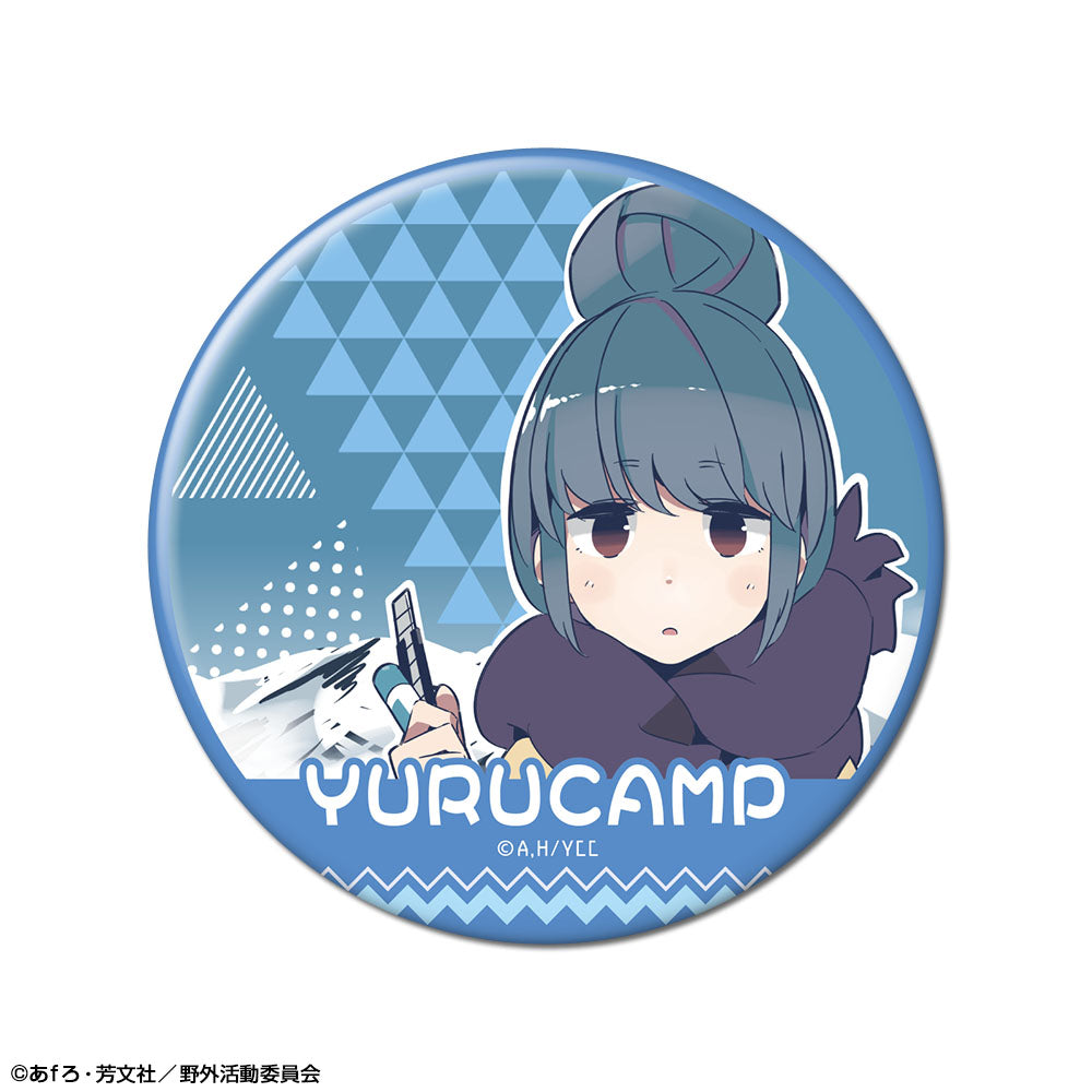 ゆるキャン△ 缶バッジ デザイン05(志摩リン/B) - 公式商品画像 | AniSmile