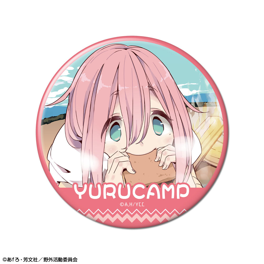 ゆるキャン△ 缶バッジ デザイン02(各務原なでしこ/B) - 公式商品画像 | AniSmile