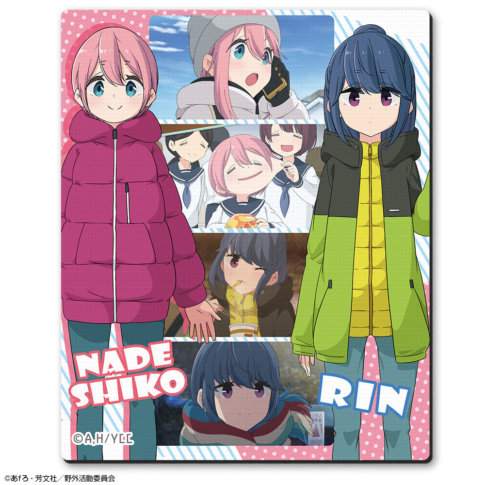 ゆるキャン△ ラバーマウスパッド Ver.3 デザイン04(各務原なでしこ&志摩リン) - 公式商品画像 | AniSmile
