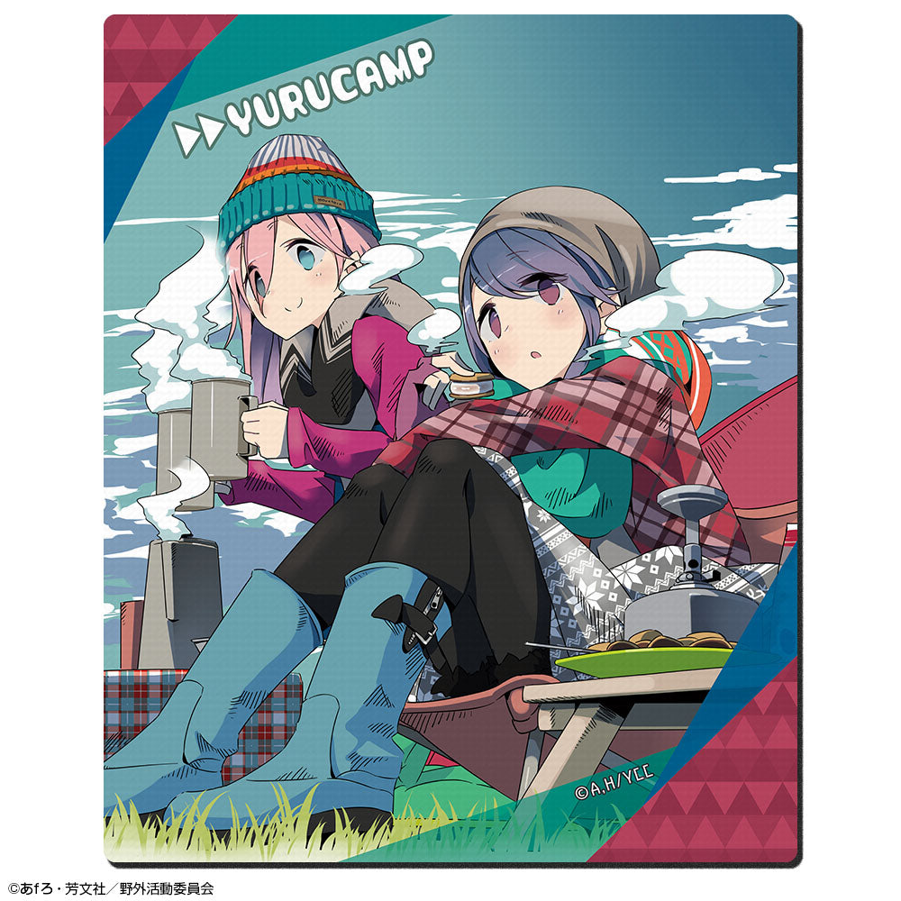 ゆるキャン△ ラバーマウスパッド Ver.2 デザイン03(各務原なでしこ&志摩リン/A) - 公式商品画像 | AniSmile