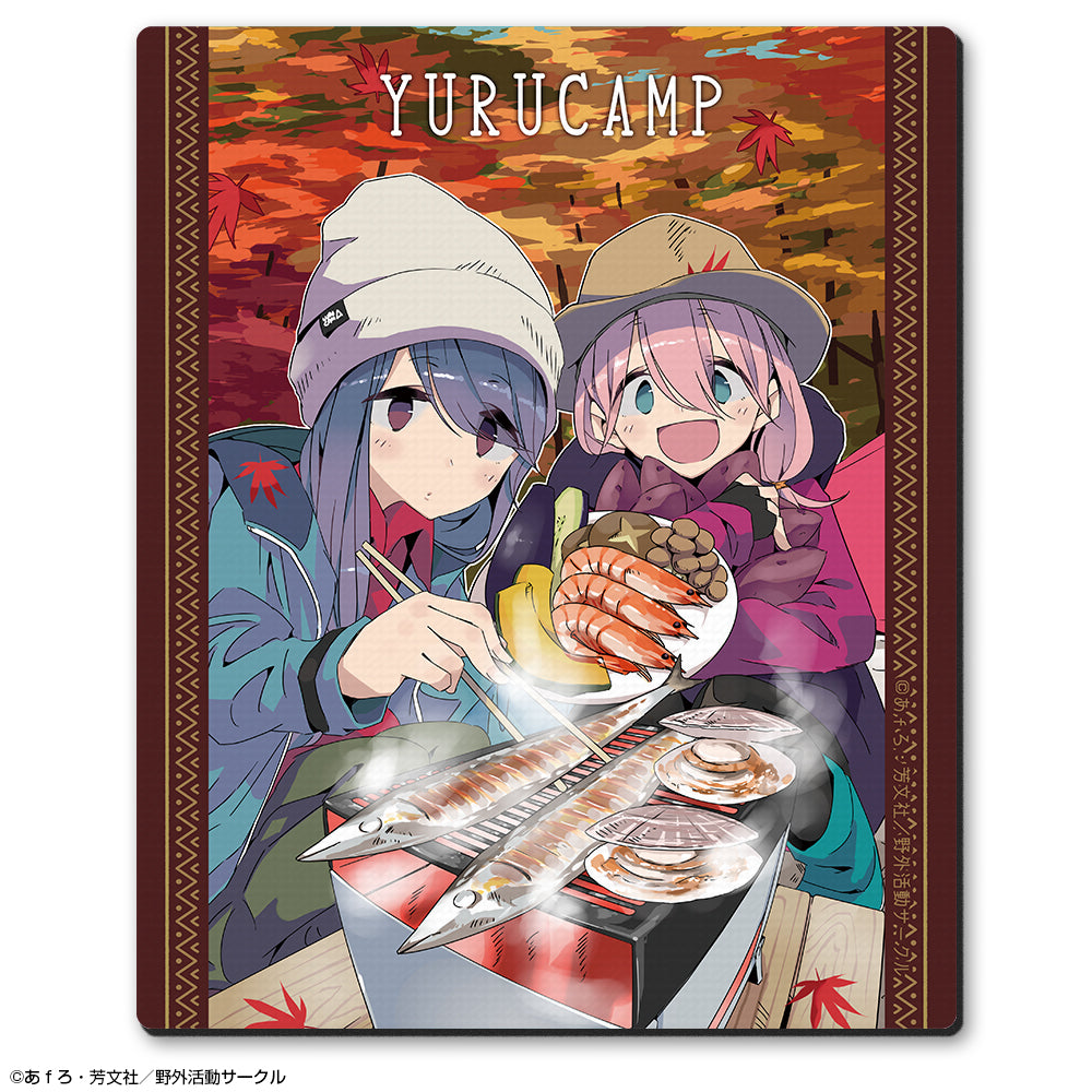 ゆるキャン△ ラバーマウスパッド デザイン03(各務原なでしこ&志摩リン/C) - 公式商品画像 | AniSmile