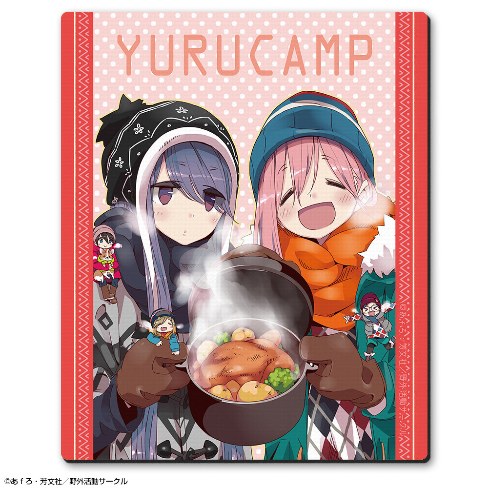ゆるキャン△ ラバーマウスパッド デザイン01(各務原なでしこ&志摩リン/A) - 公式商品画像 | AniSmile