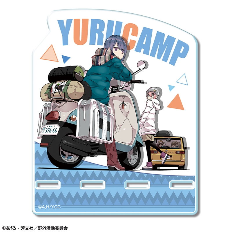 ゆるキャン△ アクリルスマホスタンド デザイン04(各務原なでしこ&志摩リン) - 公式商品画像 | AniSmile