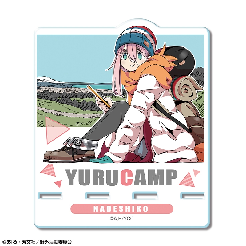 ゆるキャン△ アクリルスマホスタンド デザイン02(各務原なでしこ/B) - 公式商品画像 | AniSmile