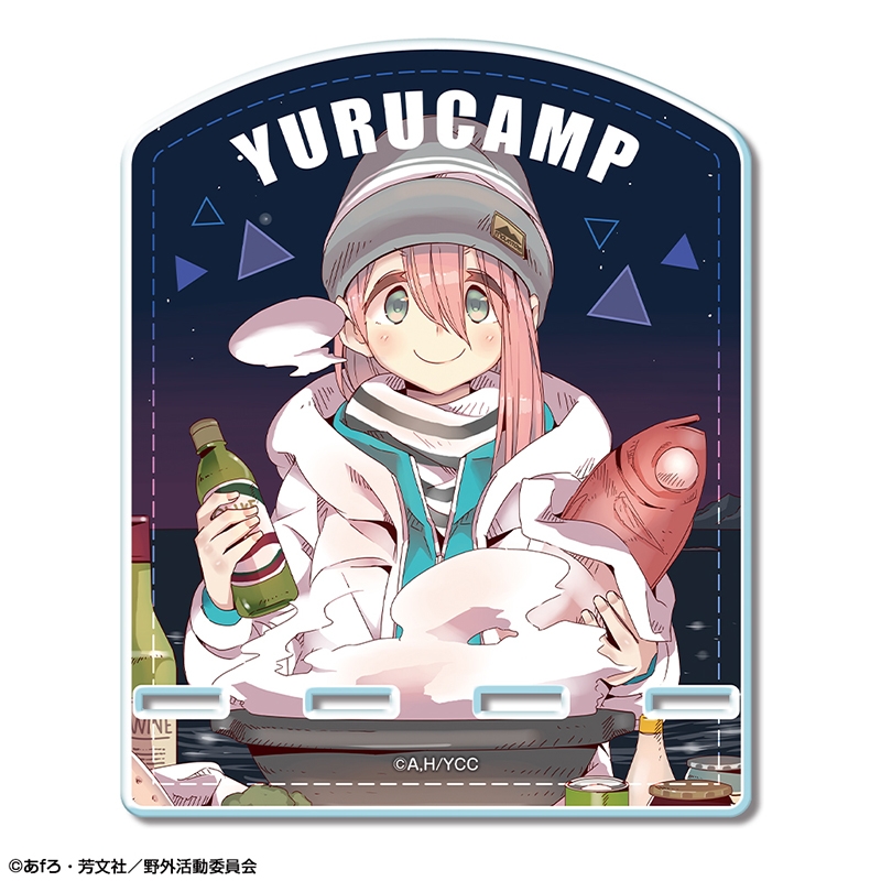 ゆるキャン△ アクリルスマホスタンド デザイン01(各務原なでしこ/A) - 公式商品画像 | AniSmile
